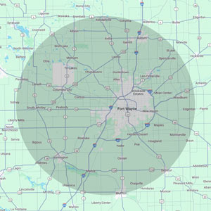 Serenity Mobile Veterinary Care Service Radius