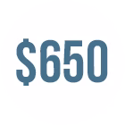 $650